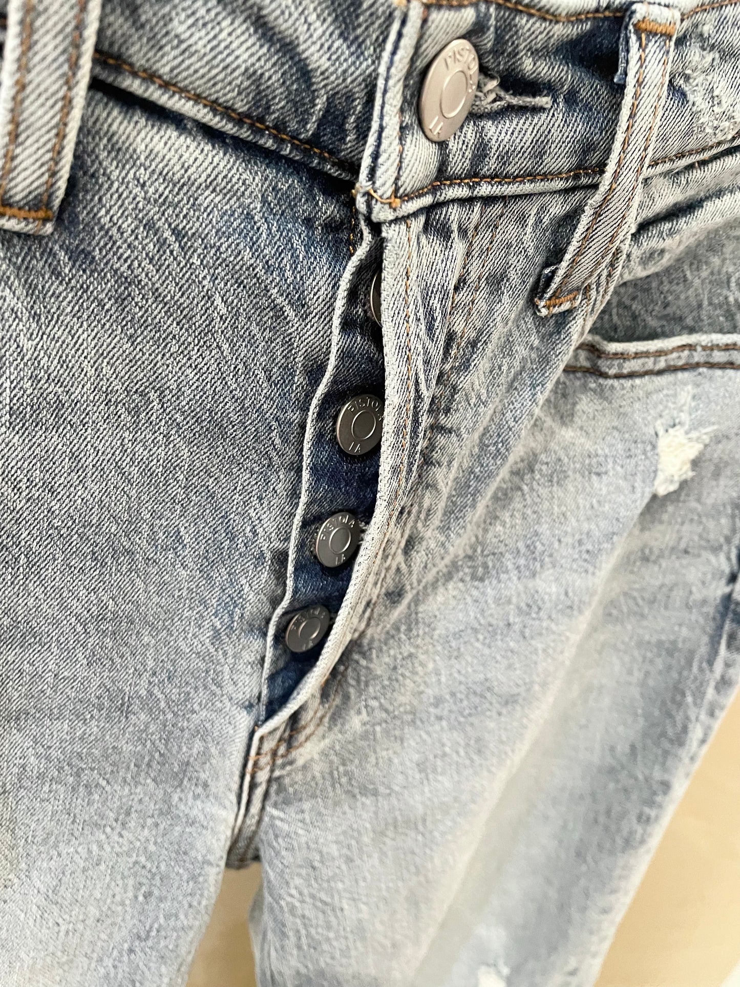 PISTOLA Charlie High Rise Straight Bali Jeans