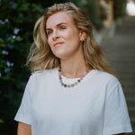 Lavender & Grace Dune Beaded Necklace