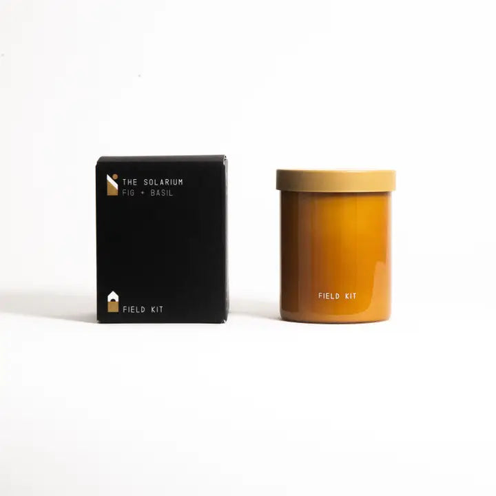 Field Kit The Solarium Glass Candle - Fig + Basil