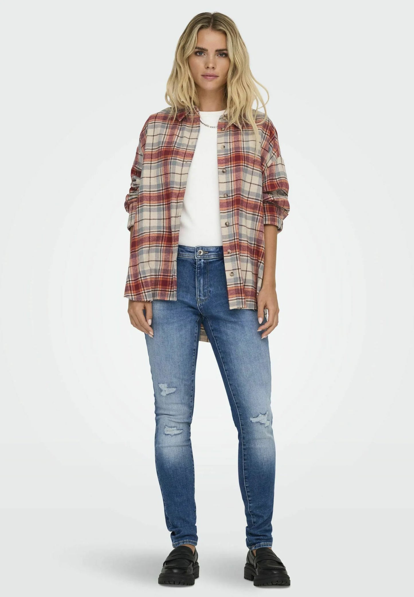 ONLY New Grace Plaid Shirt