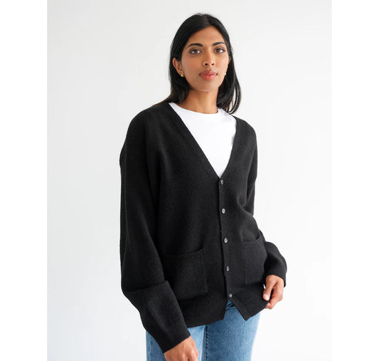 Brunette the Label Oversized Cardigan | Black