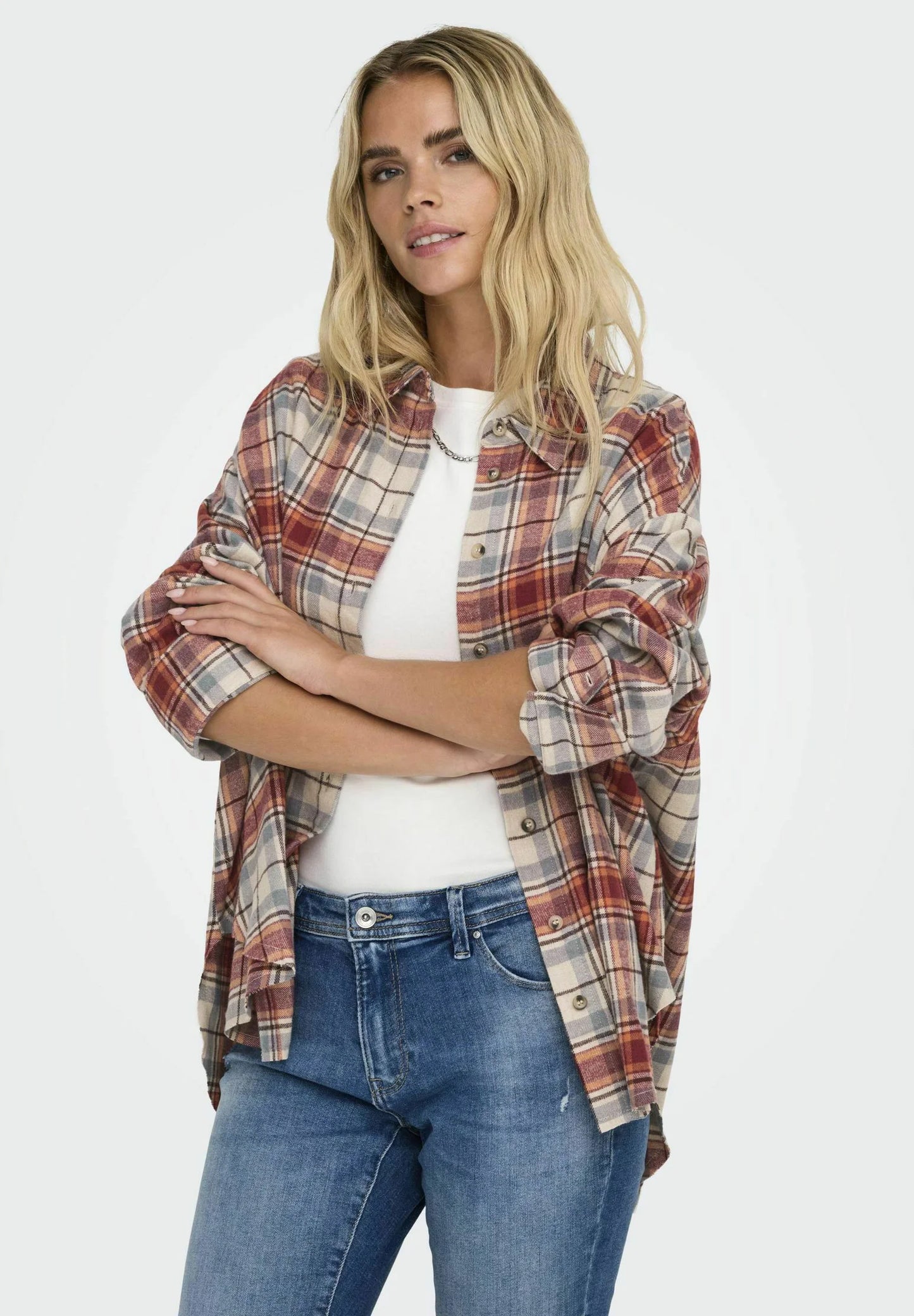 ONLY New Grace Plaid Shirt