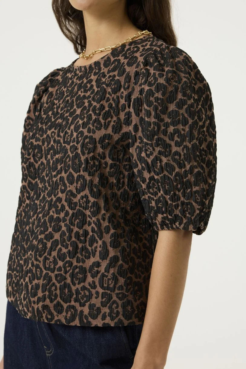Garcia Fiona Leopard Blouse