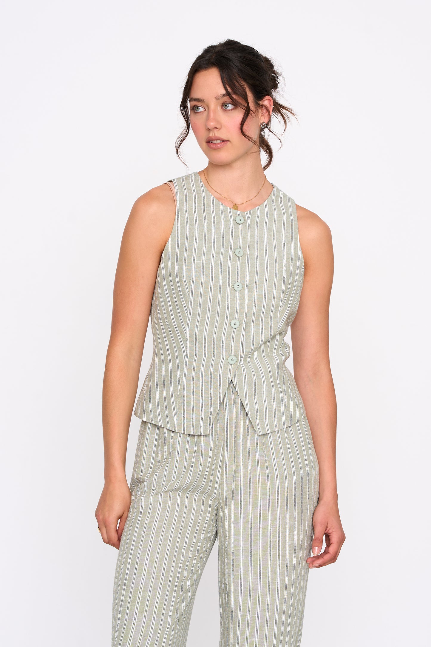 24COLOURS 12480B Green Vest