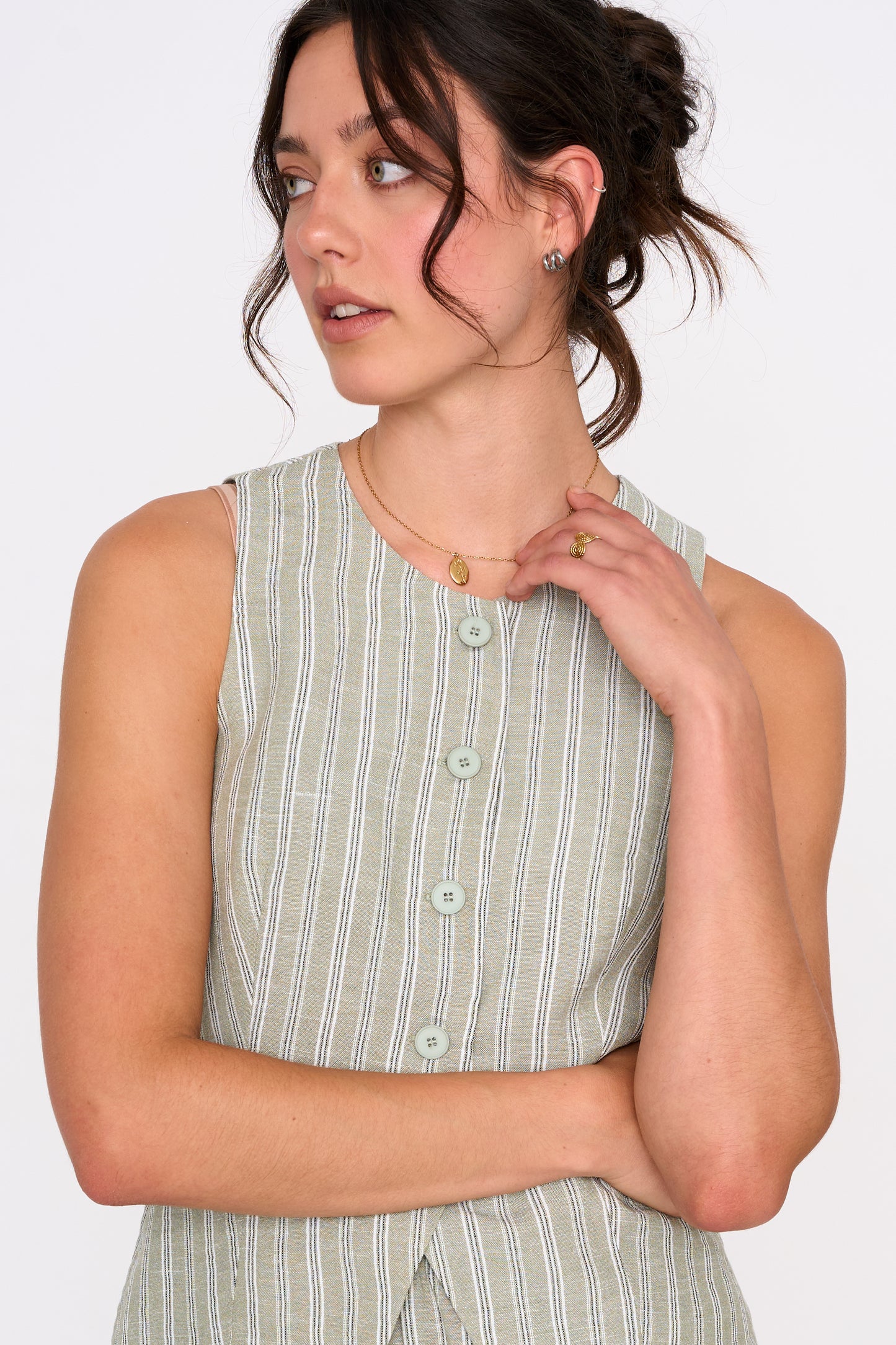 24COLOURS 12480B Green Vest