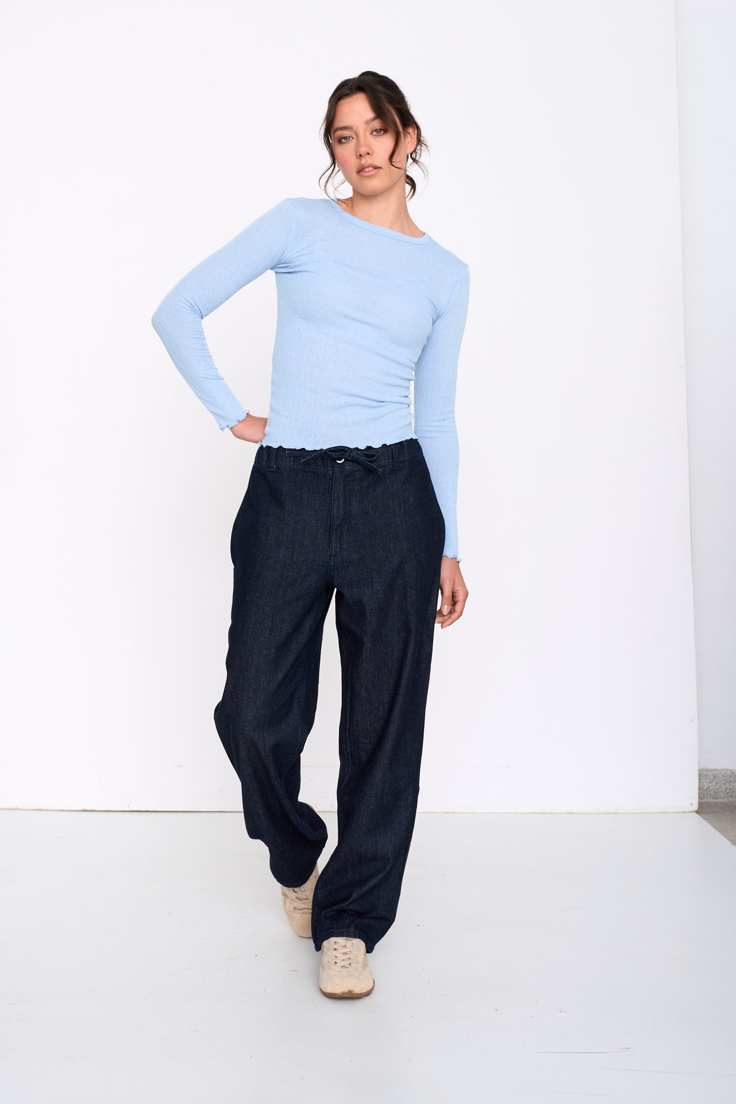 24COLOURS 12501A Blue Long Sleeve