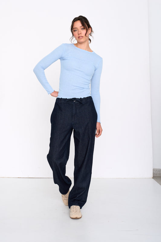 24COLOURS 12501A Blue Long Sleeve
