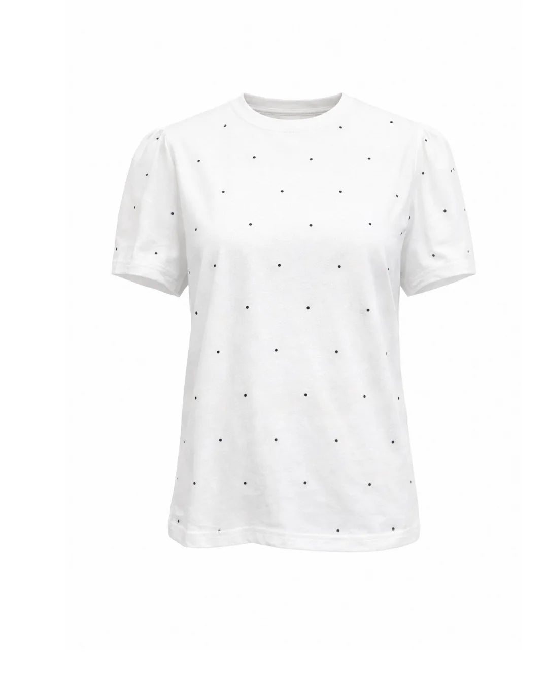 PRIV Harper White Polka Dot Tee