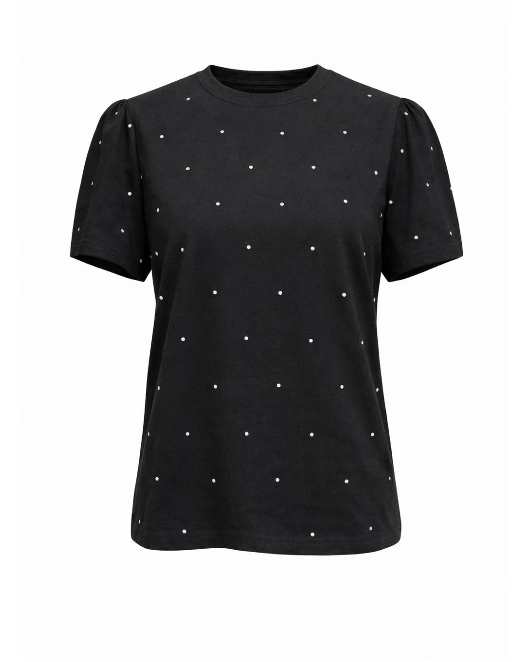 PRIV Harper Black Polka Dot Tee