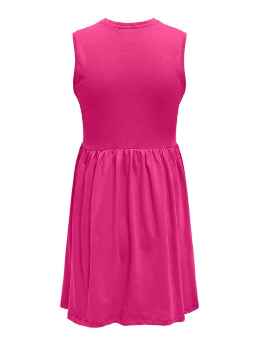 ONLY Raspberry May Peplum Dress