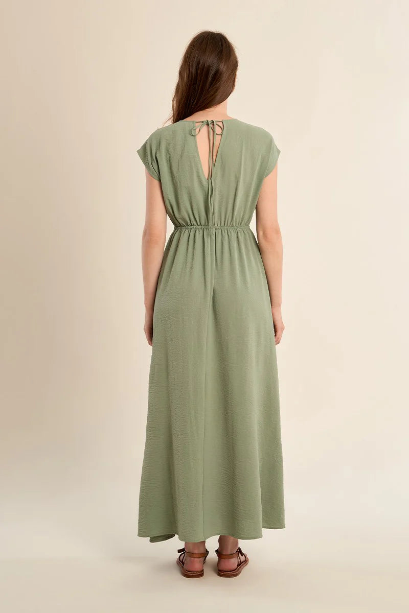 Molly Bracken Sage V Dress