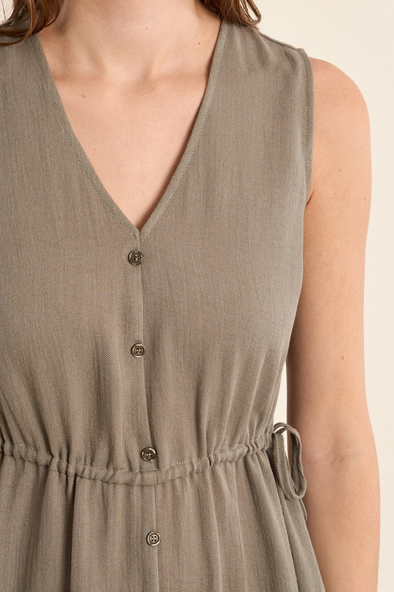 Molly Bracken Light Khaki Dress