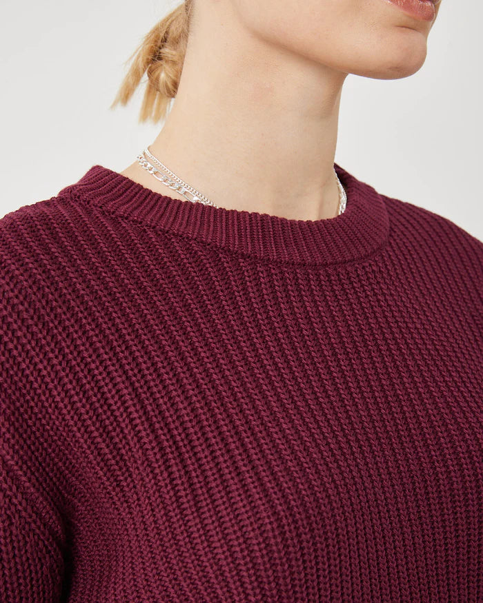 Minimum Burgundy Mikala Sweater