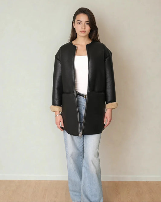 PRIV Brunswick Double Zip Vegan Coat