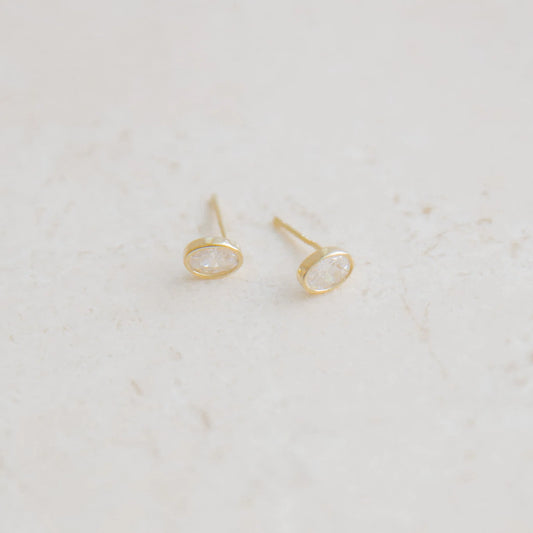 Lavender & Grace Champagne Studs