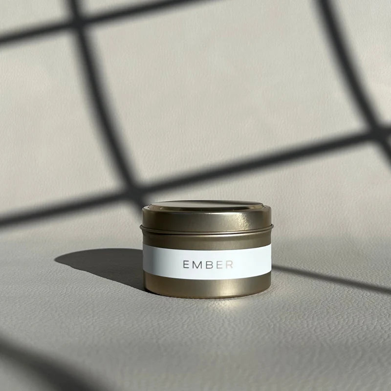 Canvas Candle Co- Ember Gold Travel Tin Candle