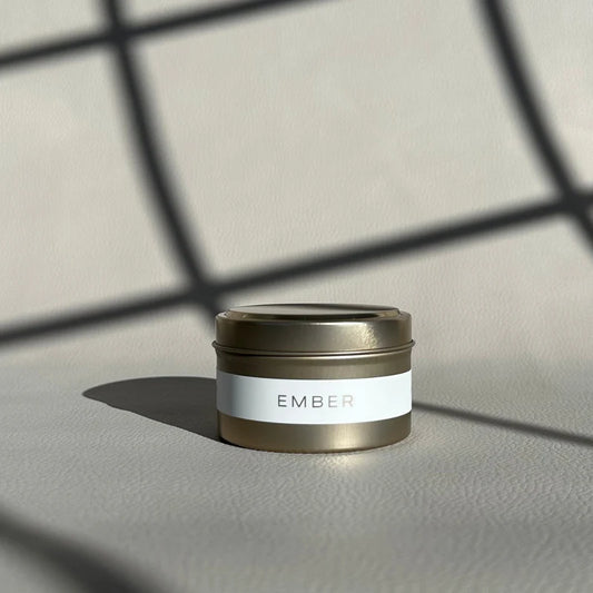 Canvas Candle Co- Ember Gold Travel Tin Candle