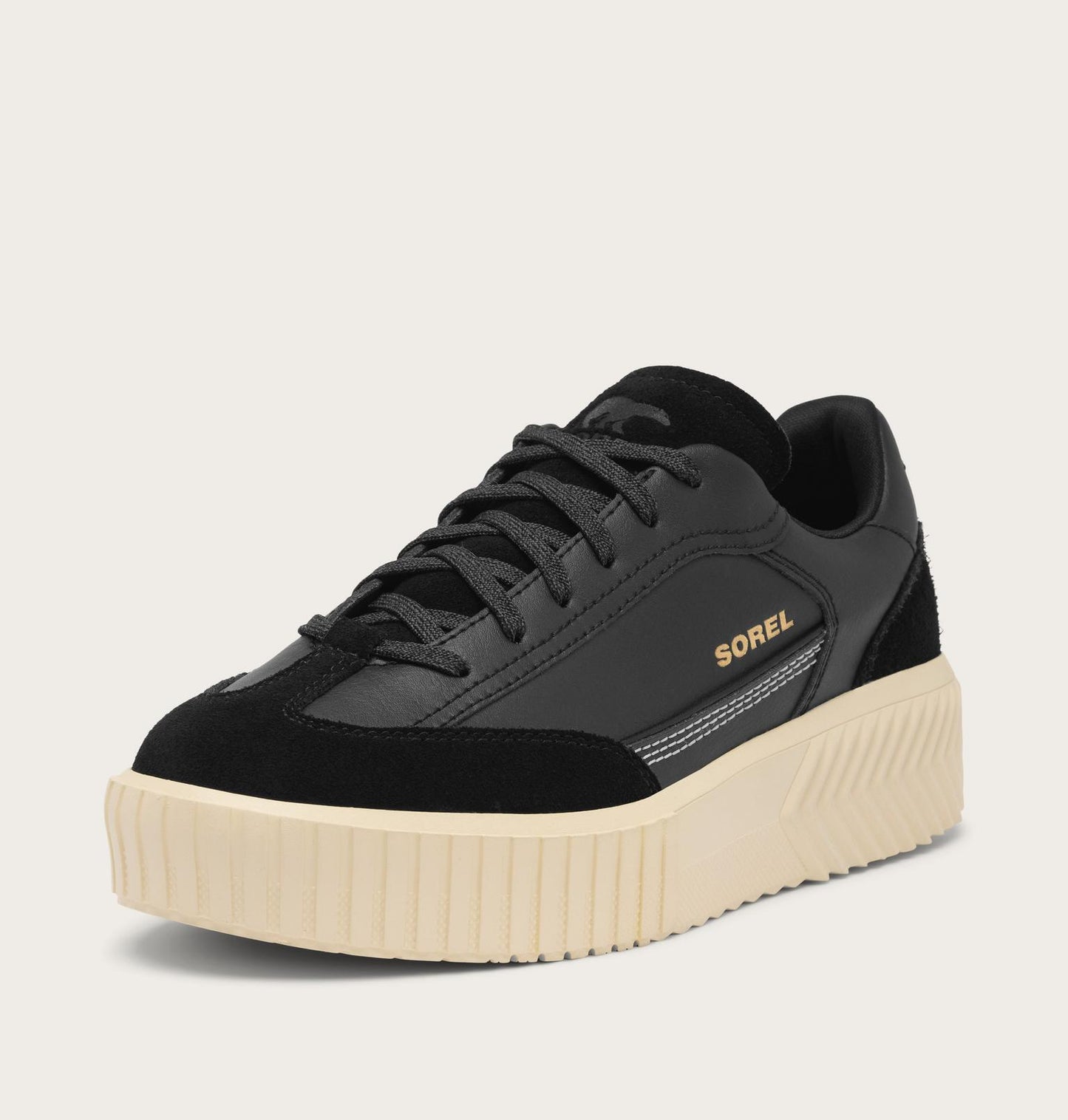 SOREL Black Ona Ave™ T-Toe Sneaker