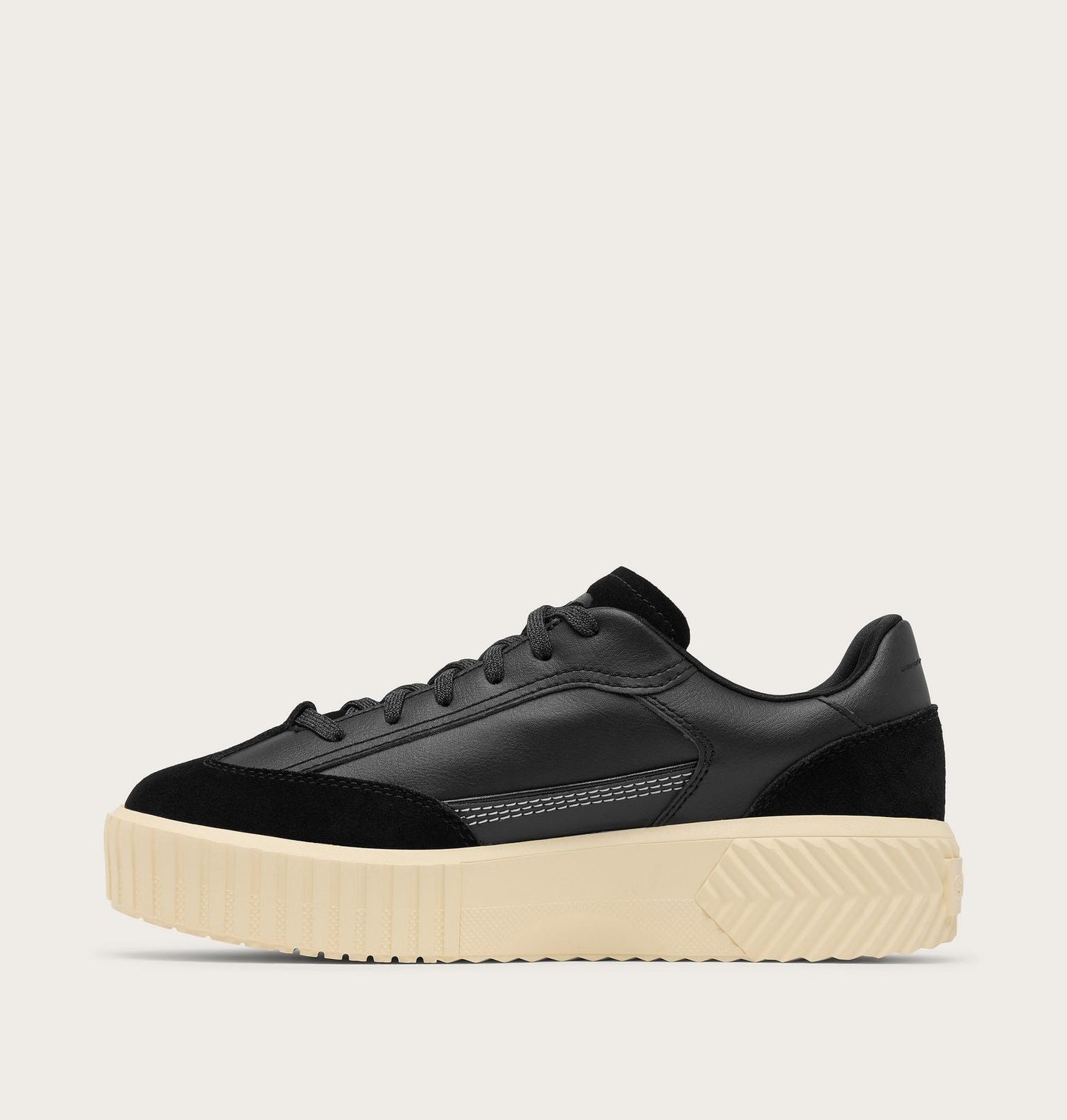 SOREL Black Ona Ave™ T-Toe Sneaker
