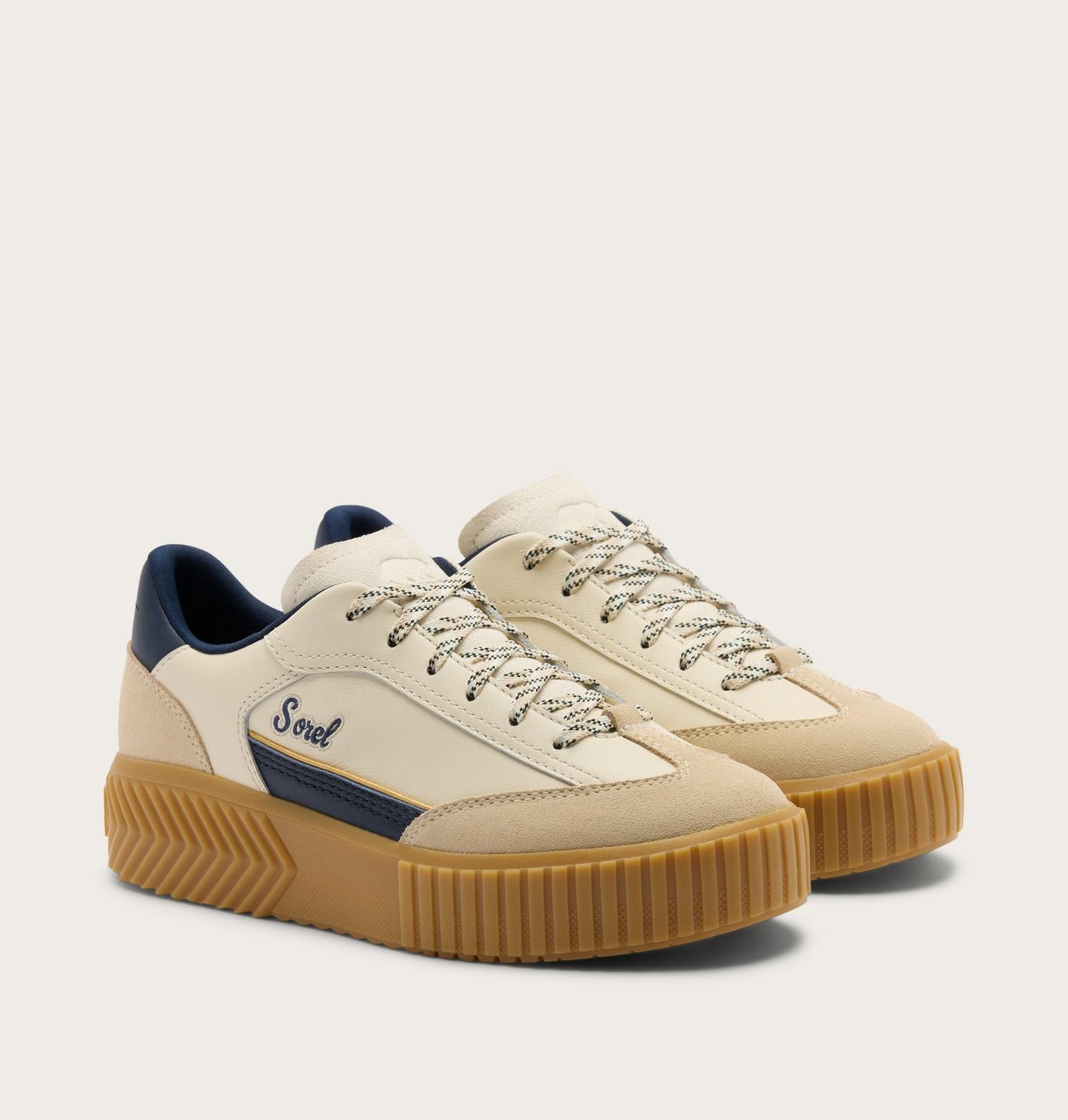 SOREL Snow/ Navy Ona Ave™ T-Toe Sneaker