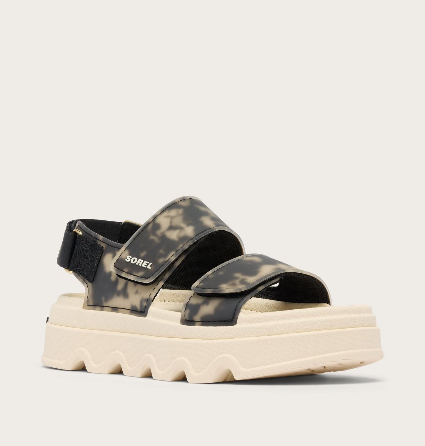 SOREL Kinetic™ Sunchase Ankle Strap Sandal- Black Chalk