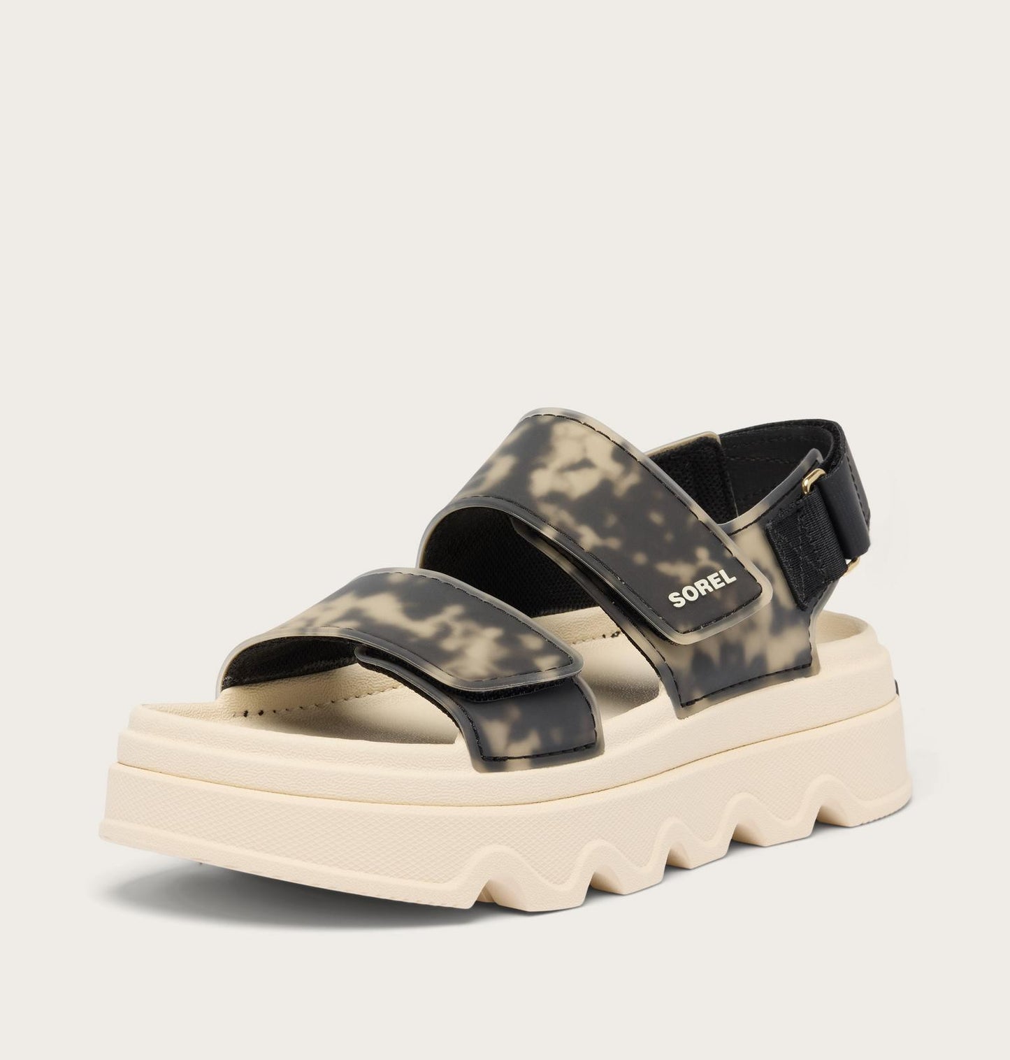 SOREL Kinetic™ Sunchase Ankle Strap Sandal- Black Chalk