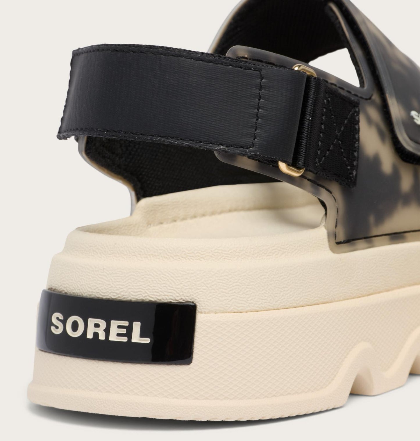 SOREL Kinetic™ Sunchase Ankle Strap Sandal- Black Chalk