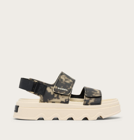 SOREL Kinetic™ Sunchase Ankle Strap Sandal- Black Chalk