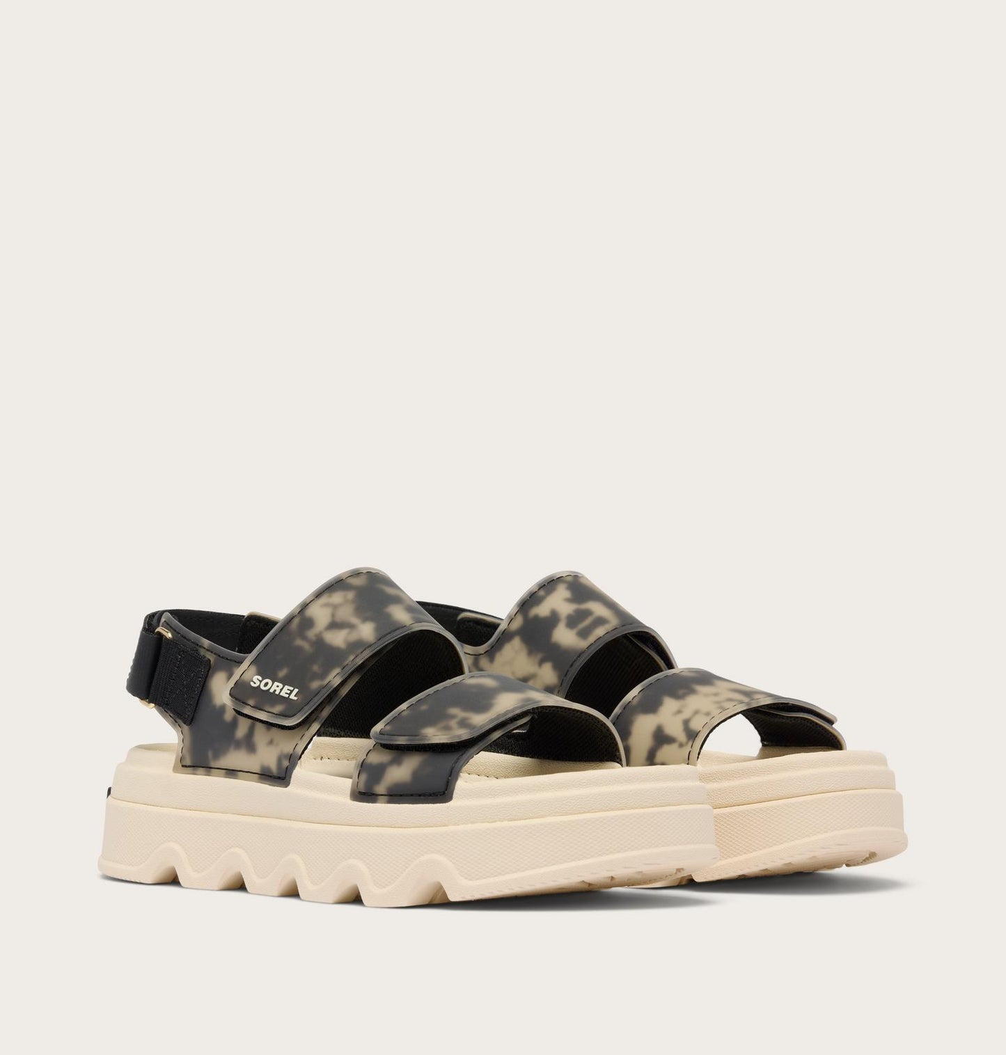 SOREL Kinetic™ Sunchase Ankle Strap Sandal- Black Chalk