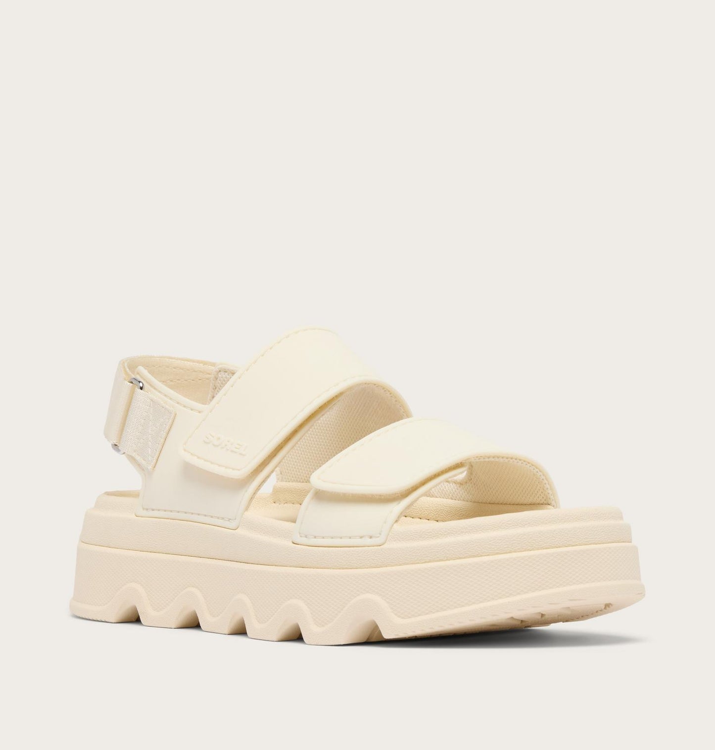 SOREL Kinetic™ Sunchase Ankle Strap Sandal- Chalk Sea Salt