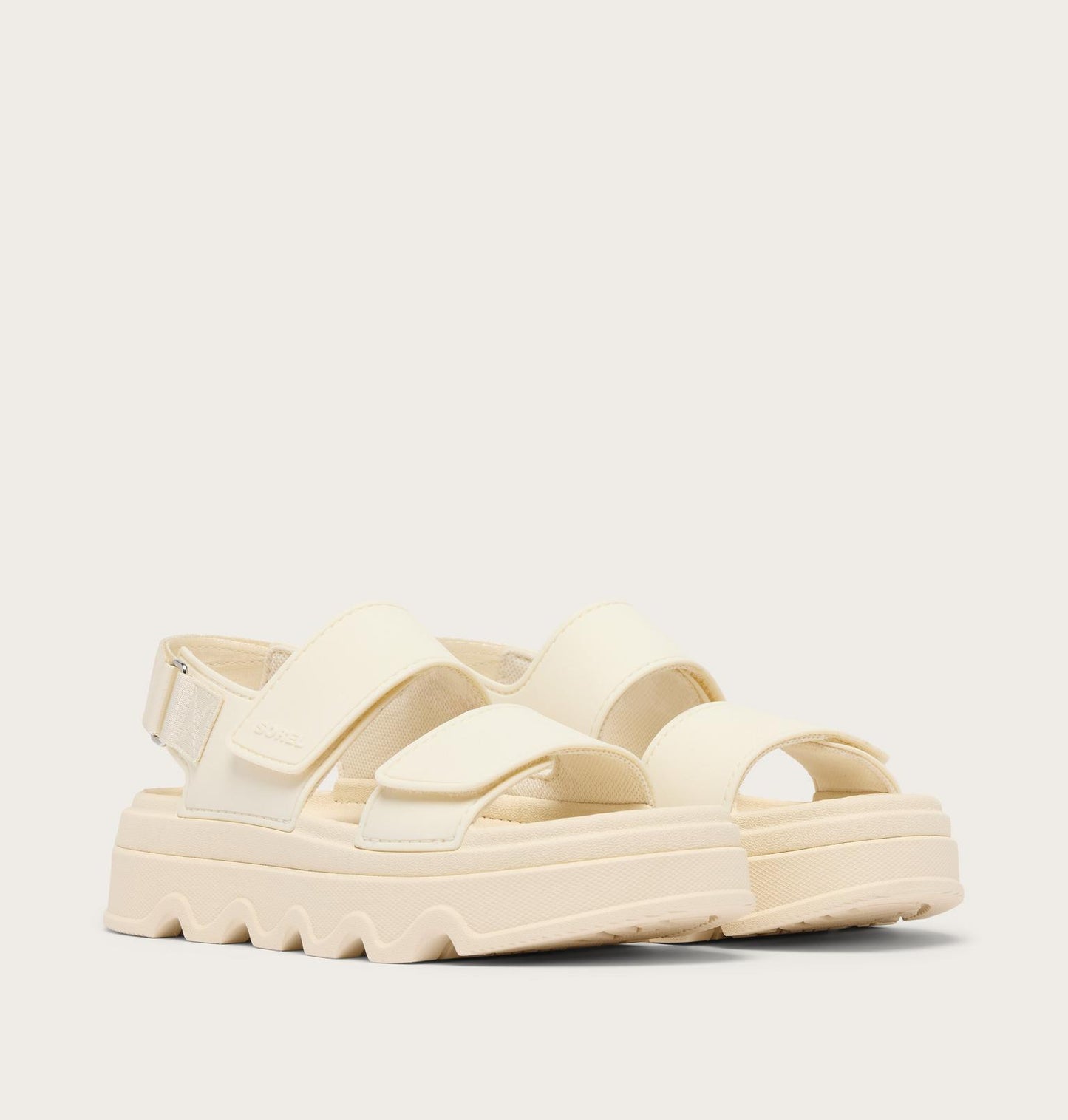 SOREL Kinetic™ Sunchase Ankle Strap Sandal- Chalk Sea Salt