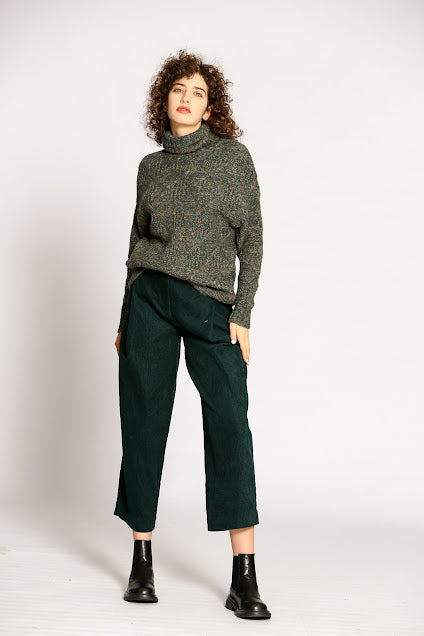 The Korner 3341 Knit Green Sweater