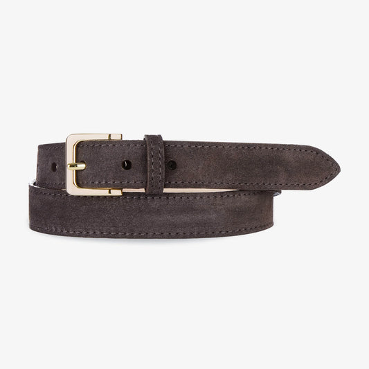 Brave Leather Super Brown Suede Millie Belt