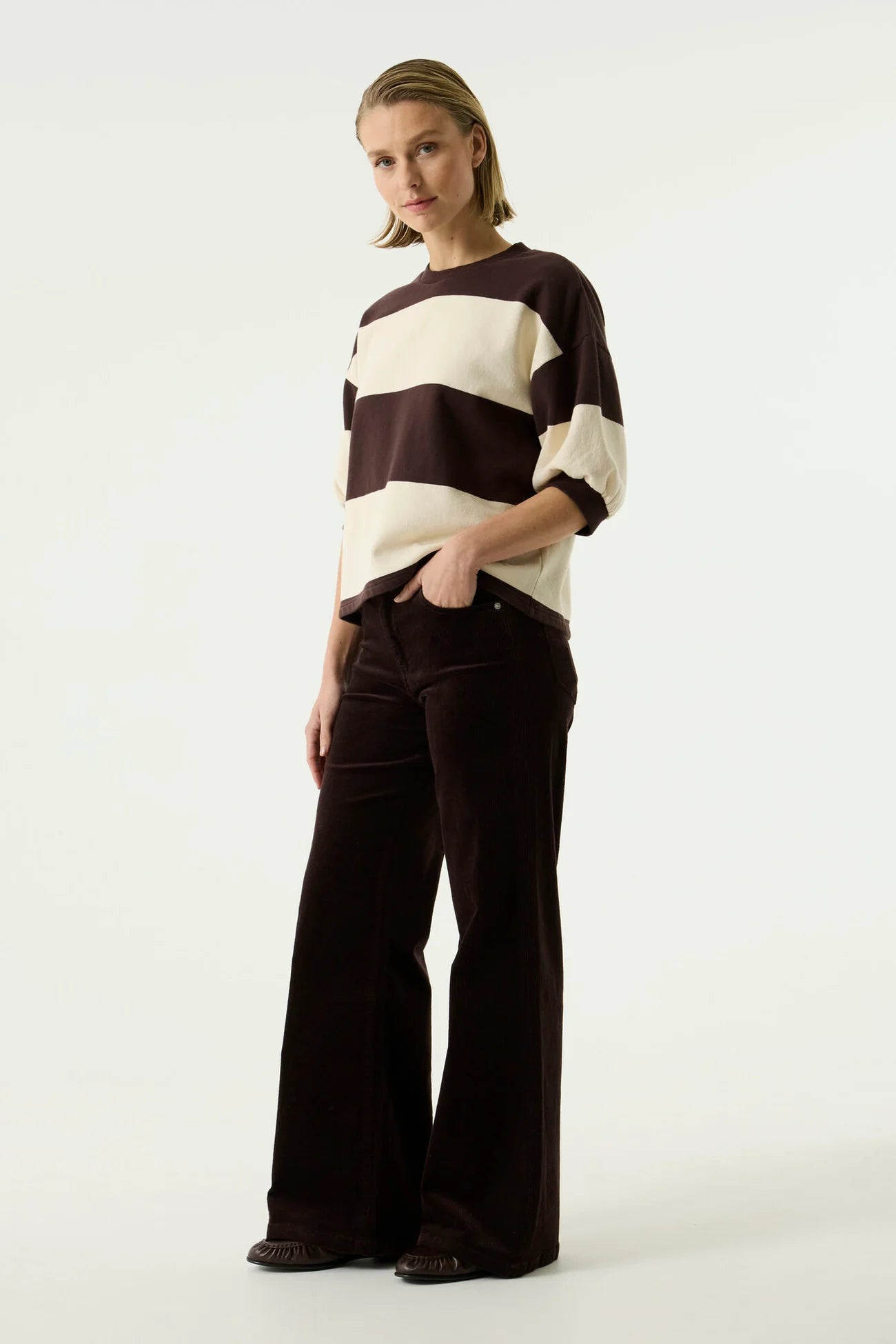 Garcia Celia Brown Corduroy Pants