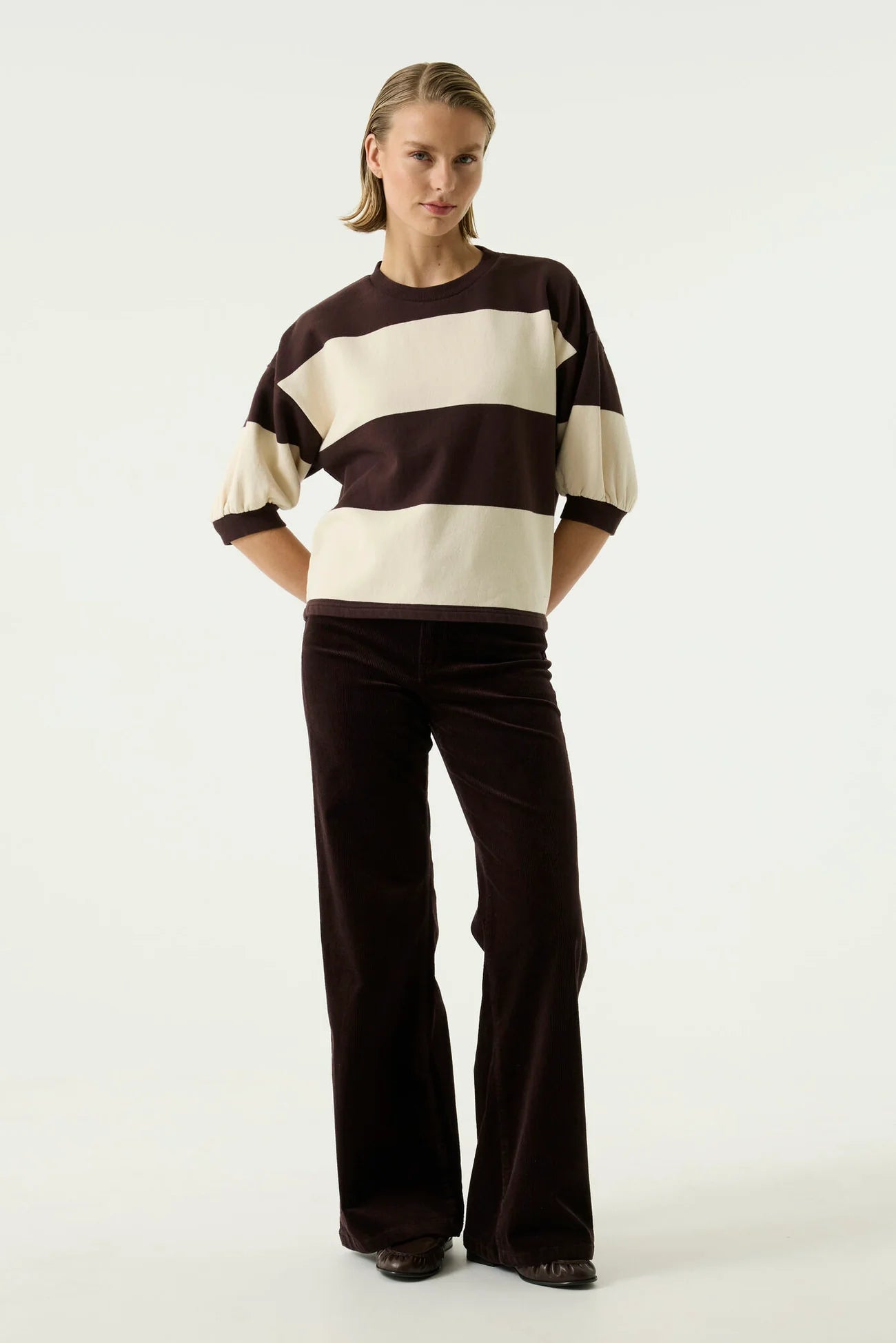 Garcia Celia Brown Corduroy Pants