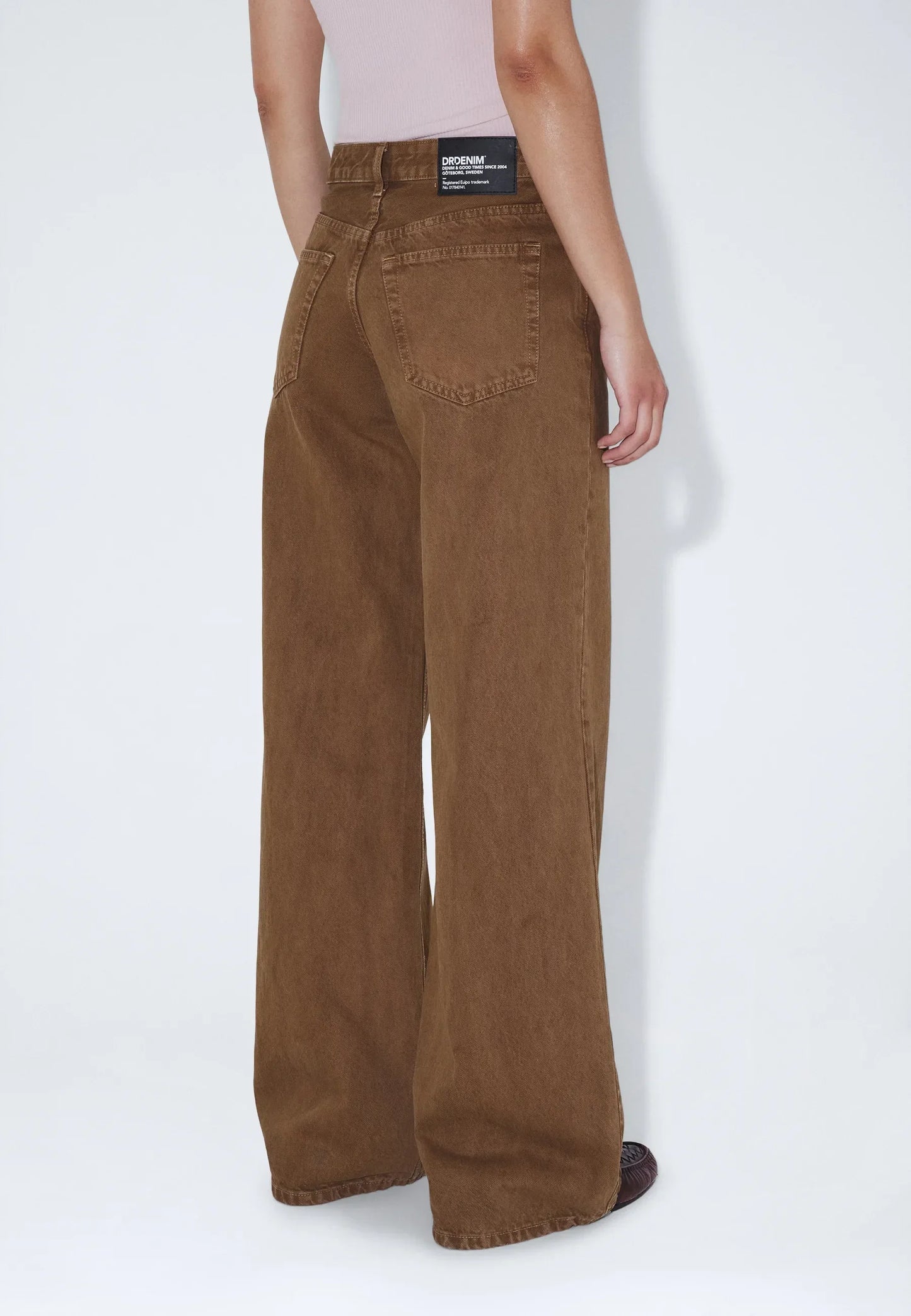 Dr.Denim Rhue Low Wide Washed Teak Jean