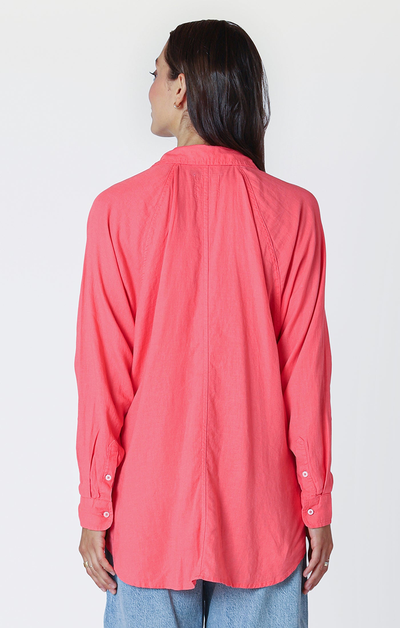 Dex Bright Coral Blouse