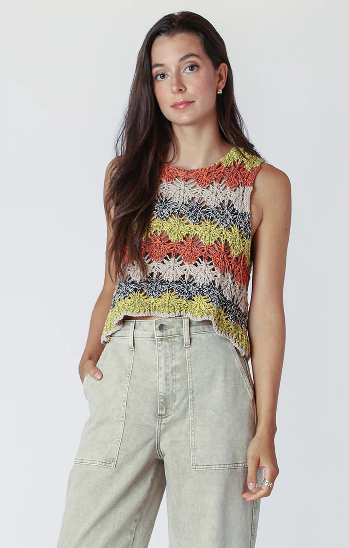 Dex Open Stitch Knit Top