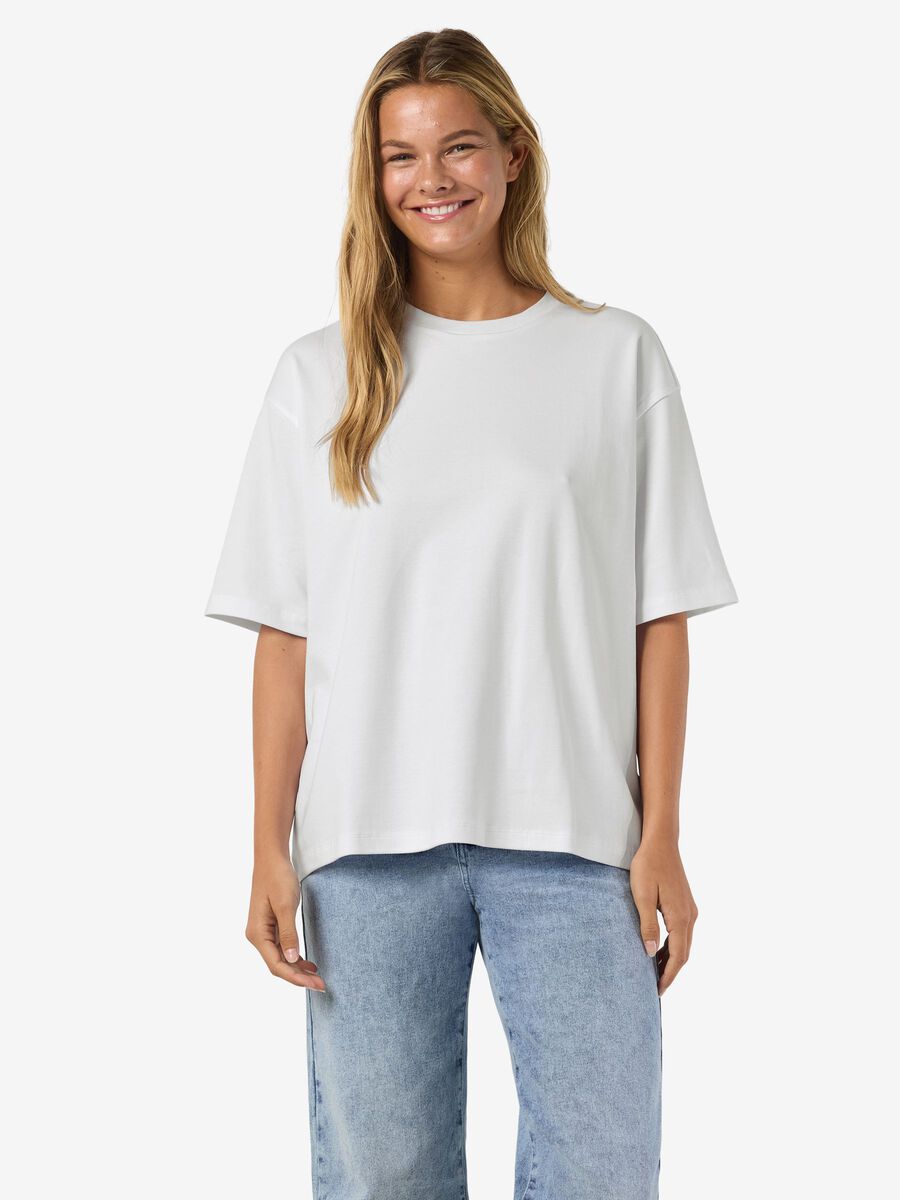 Noisy May White Kim T-Shirt