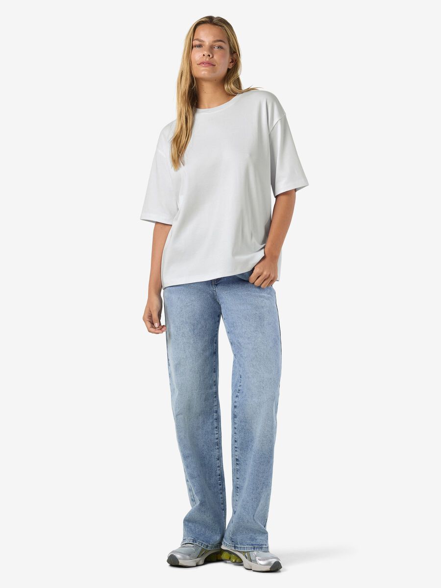 Noisy May White Kim T-Shirt