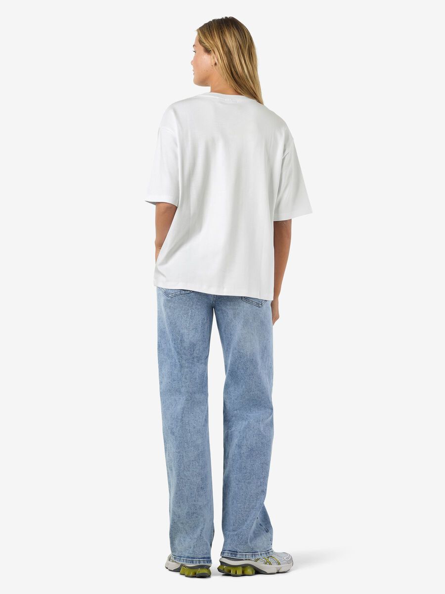 Noisy May White Kim T-Shirt