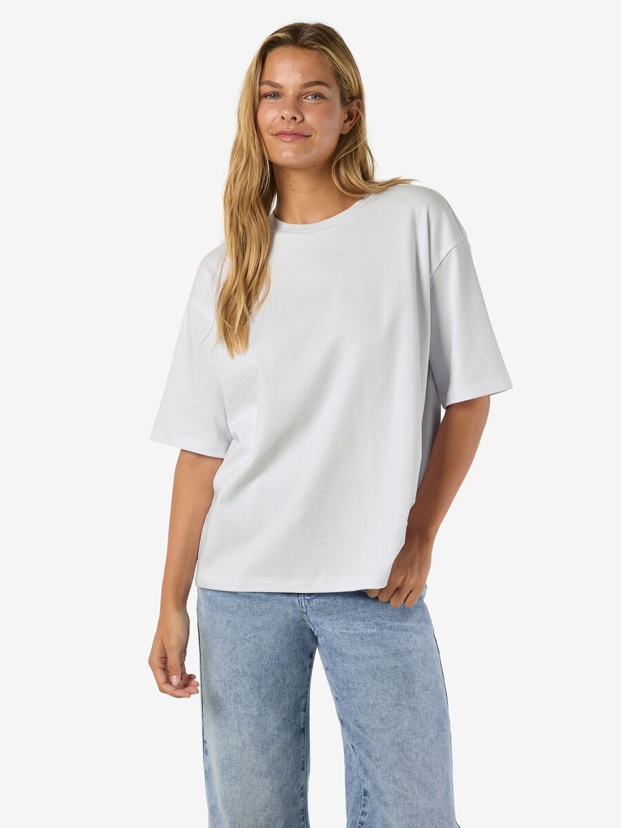Noisy May White Kim T-Shirt