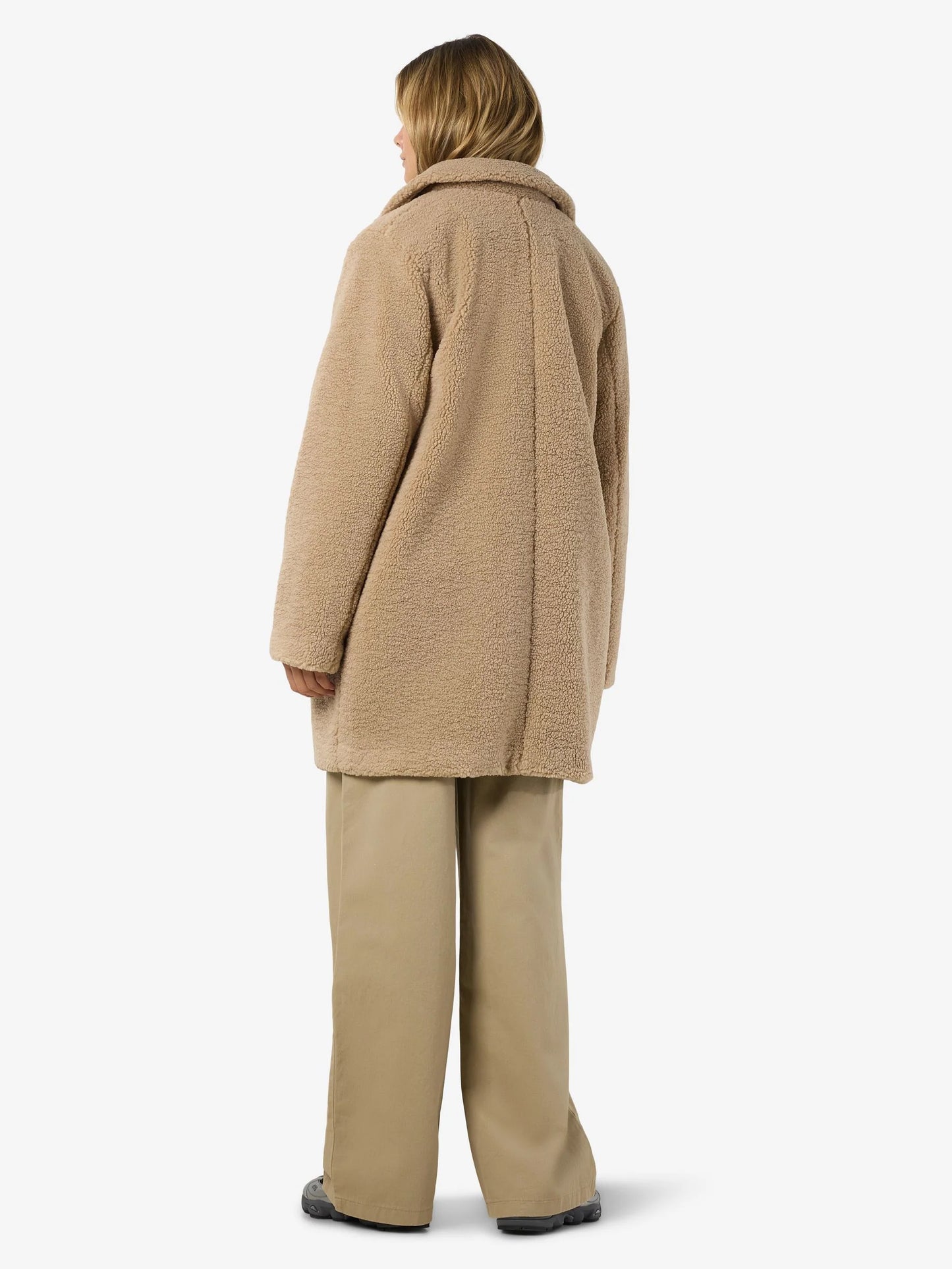Noisy May Birch Nati Teddy Coat