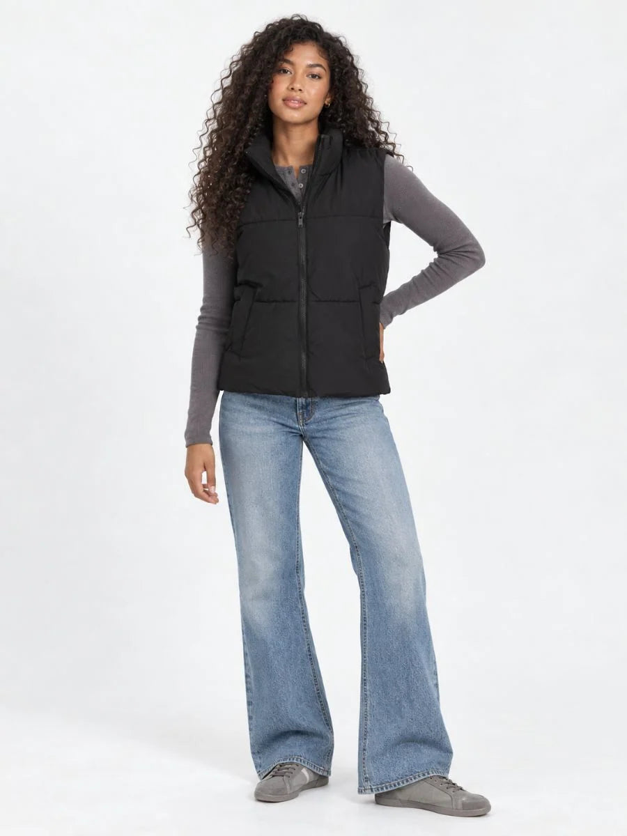Noisy May Rosy Puffer Vest