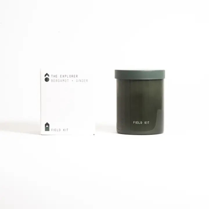 Field Kit The Explorer Glass Candle - Bergamot + Ginger