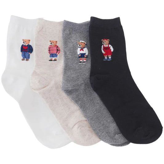 LimLim Teddy Crew Socks