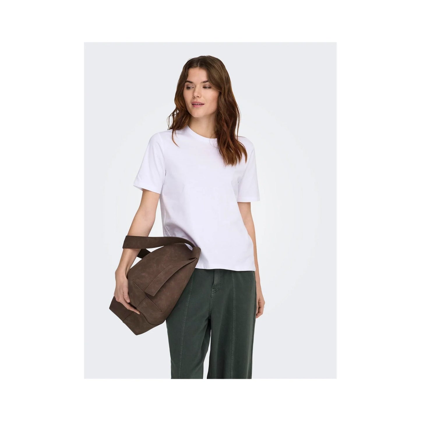ONLY Bright White Freja Luxe Tee