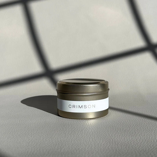 Canvas Candle Co- Crimson Gold Travel Tin Candle