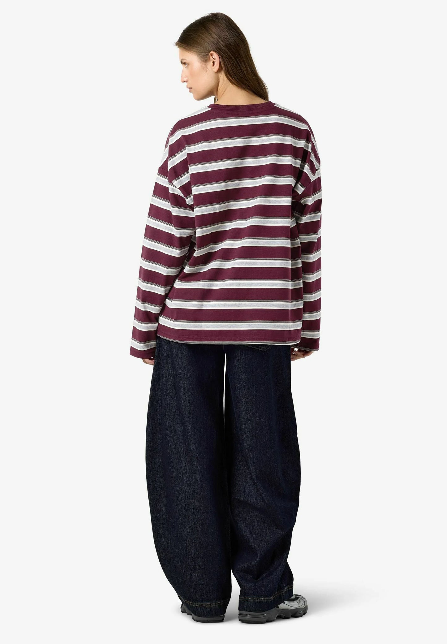 Noisy May Fig Stripe Ember Long Sleeve