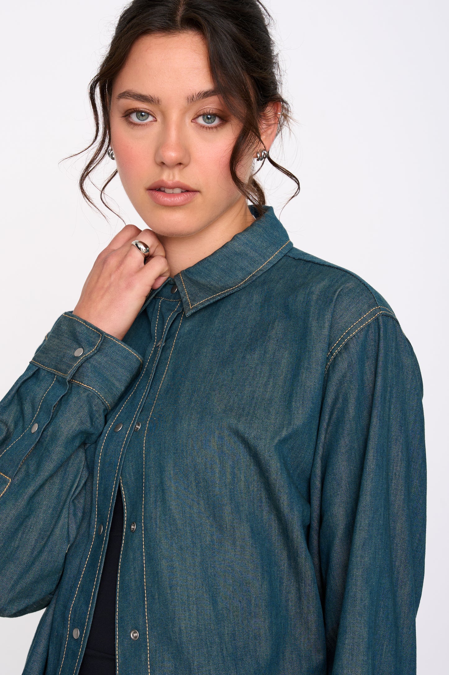 24COLOURS 30500 Blue Shirt
